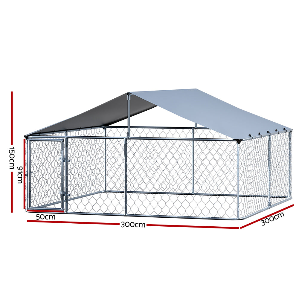 XXL Outdoor Enclosure With Roof