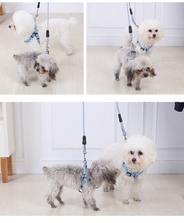 2x Medium Dog Harness - 3 Colour Options