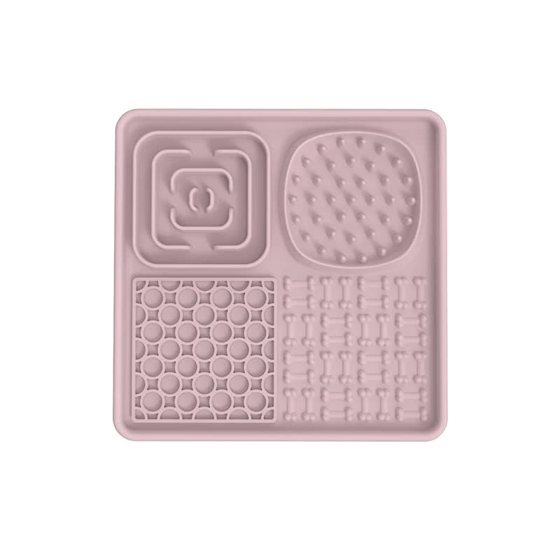 Multi-Functional Slow Feeder Mat for Dogs - 2PCS Blue & Pink