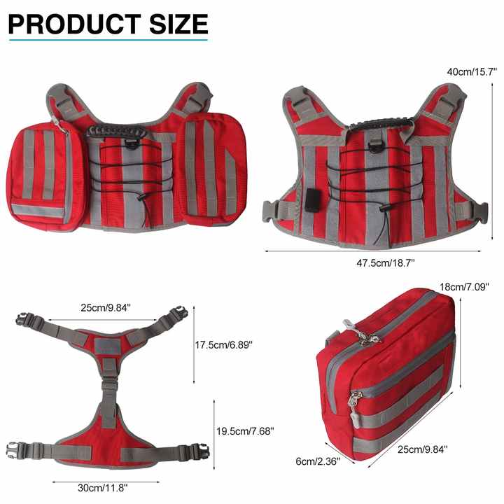 Tactical Backpack Harness - Black