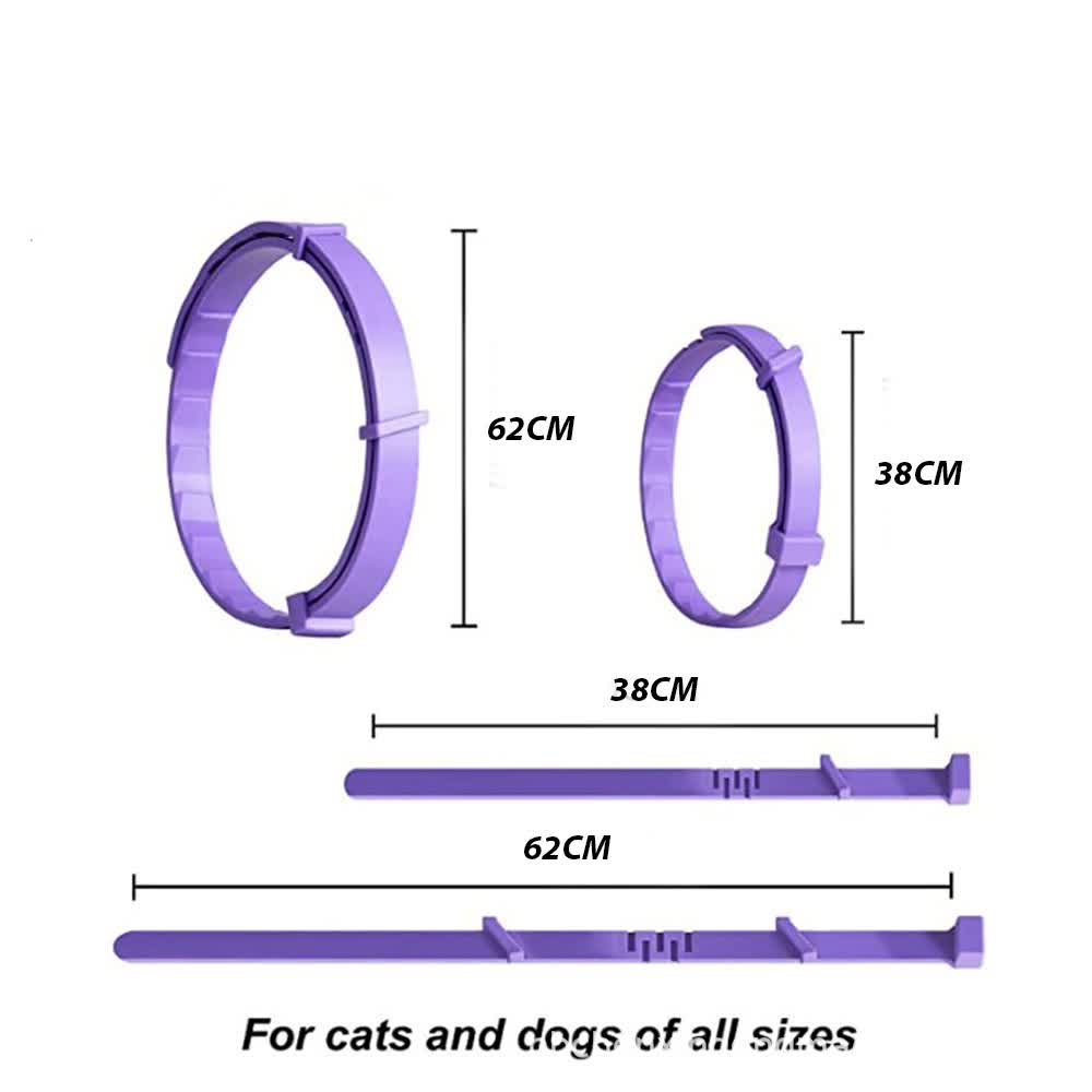 3x Black Calming Collars for Dogs - Natural Stress Relief