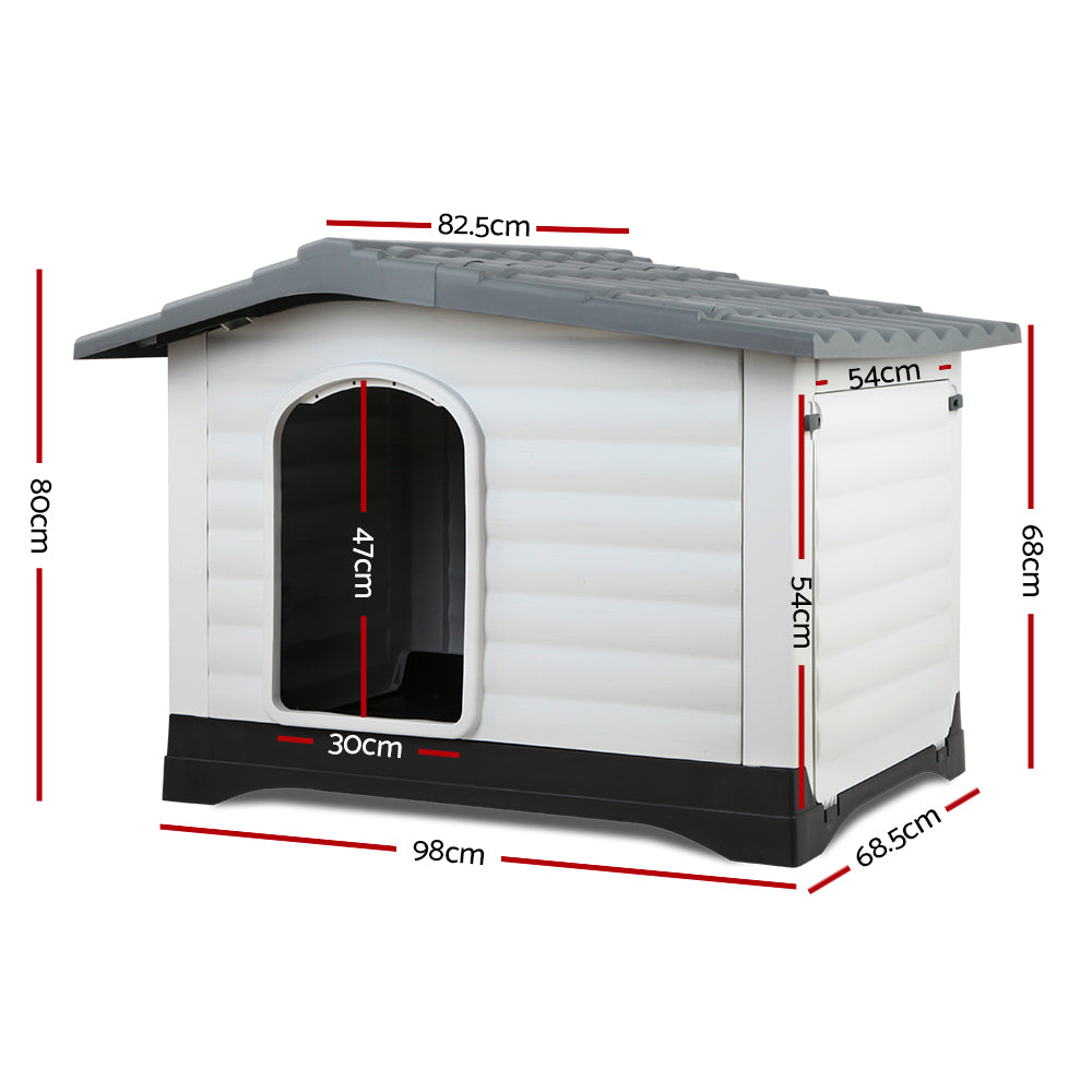 Extra Large Dog Kennel - Outdoor - Grey