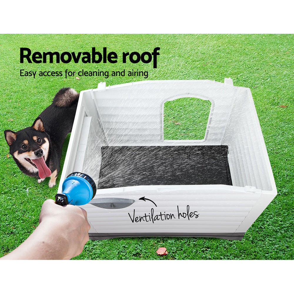 Extra Large Dog Kennel - Outdoor - Grey