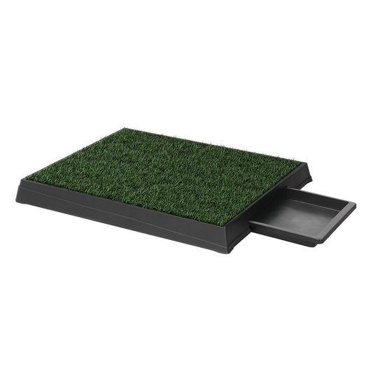 Large Dog Training Pad - Portable With Tray+ 2 Grass Mats