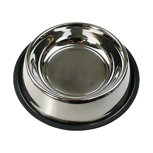 2x XL Stainless Steel Water & Food Bowls