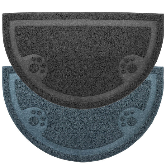 2x Pet Waterproof Placemat - Leakproof Rubber