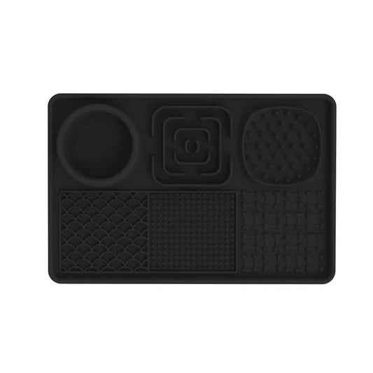 Multi-Functional Slow Feeder Mat for Dogs - 2PCS Black & Grey