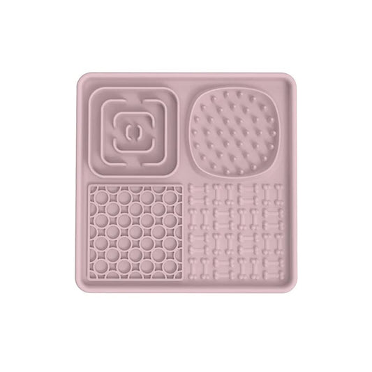 Multi-Functional Slow Feeder Mat for Dogs - 2PCS Blue & Pink