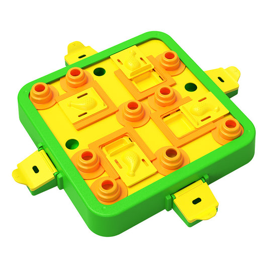 Green Interactive Slow Feeder Puzzle Toy for Dogs